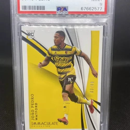 2021 Panini Immaculate Joao Pedro RC Rookie /80 PSA 9